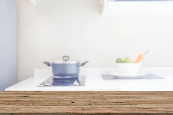 Blur sala de cozinha do fundo — Fotografia de Stock