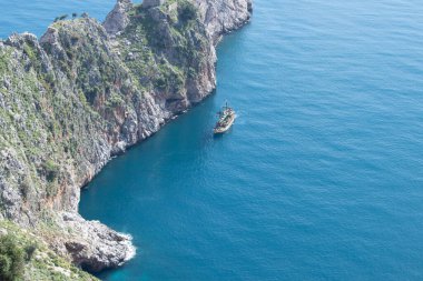 Akdeniz, dağ manzarası, gemiyle seyahat