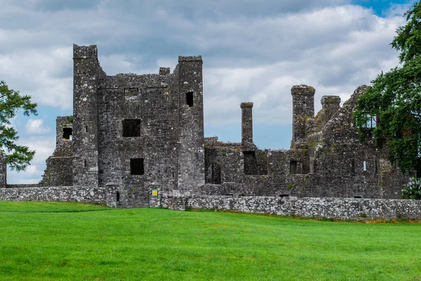 Ruinas Abadía Del Siglo Xii Condado Meath Irlanda Con Gran — Foto de Stock