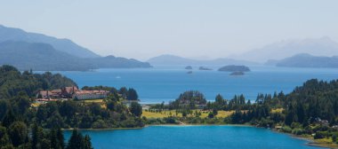 Nahuel Huapi Gölü, Patagonya Arjantin, Bariloche yakınlarında.