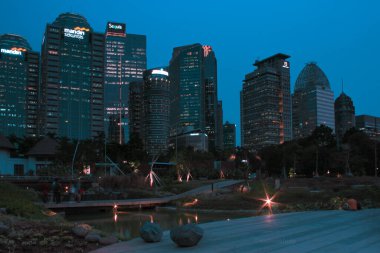 Hutan Kota, Plataran 'ın gökdelenler geçmişi, Jakarta, Endonezya