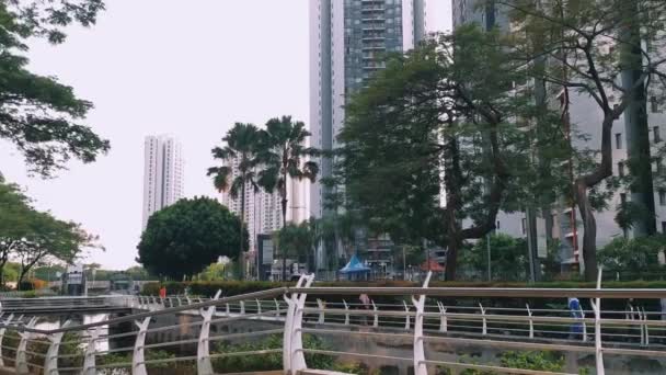 Парк Південній Джакарті Джакарта Індонезія — стокове відео