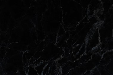 Tasarım sanat çalışmaları ve iç veya dış tasarım için kusursuz desenli yüksek çözünürlüklü siyah mermer dokusu