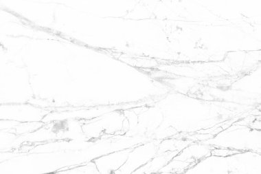 Tasarım sanat çalışmaları ve iç veya dış tasarım için kusursuz desenli yüksek çözünürlüklü beyaz mermer arkaplan.