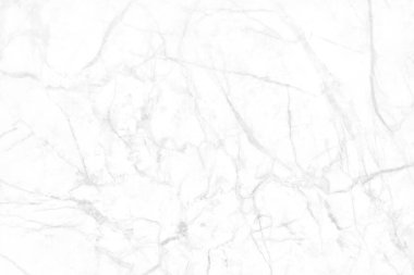 Tasarım sanat çalışmaları ve iç veya dış tasarım için kusursuz desenli yüksek çözünürlüklü beyaz mermer arkaplan.