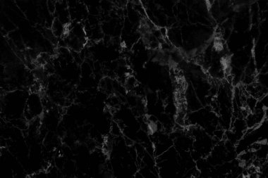 Tasarım sanat çalışmaları ve iç veya dış tasarım için kusursuz desenli yüksek çözünürlüklü siyah mermer dokusu.
