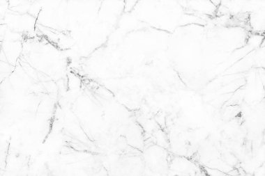 Tasarım sanat çalışmaları ve iç veya dış tasarım için kusursuz desenli yüksek çözünürlüklü beyaz mermer arkaplan
