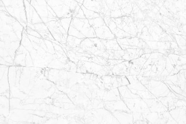 Tasarım sanat çalışmaları ve iç veya dış tasarım için kusursuz desenli yüksek çözünürlüklü beyaz mermer arkaplan.