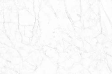 Tasarım sanat çalışmaları ve iç veya dış tasarım için kusursuz desenli yüksek çözünürlüklü beyaz mermer arkaplan.