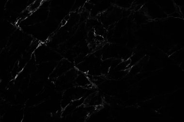 Tasarım sanat çalışmaları ve iç veya dış tasarım için kusursuz desenli yüksek çözünürlüklü siyah mermer dokusu.