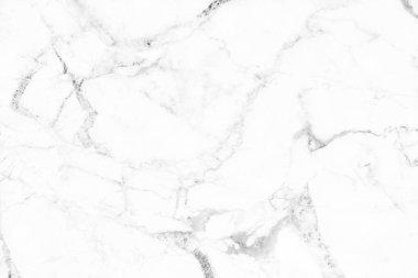 Arka plan ve tasarım iç veya dış görünüş için yüksek çözünürlüklü beyaz mermer dikişsiz doku, karşı üst görünüm.