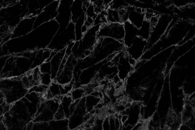 Arkaplan ve tasarım iç veya dış görünümü için yüksek çözünürlüklü siyah mermer dikişsiz doku, karşı üst görünüm.
