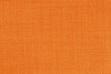 Arka plan için turuncu kumaş dokusu, doğal tekstil deseni.