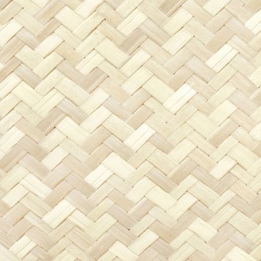 Eski bambu dokuma dokusu arka plan, eski usul örülü rattan mat deseni.