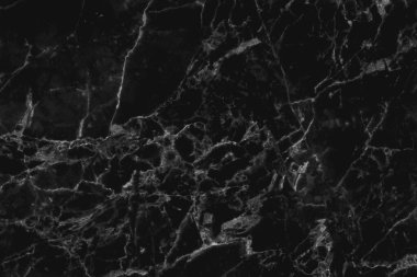 Arkaplan ve tasarım iç veya dış görünümü için yüksek çözünürlüklü siyah mermer dikişsiz doku, karşı üst görünüm.