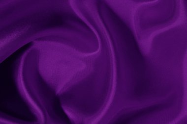 Koyu mor kumaş dokusu arka plan, ipeğin veya keten deseninin ayrıntıları.