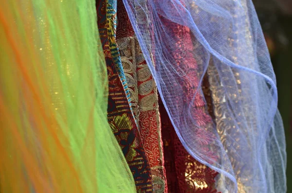 Hindistan 'da Bunte Stoffe 