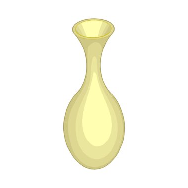 Beyaz arka plan üzerinde illüstrasyon izole vazo