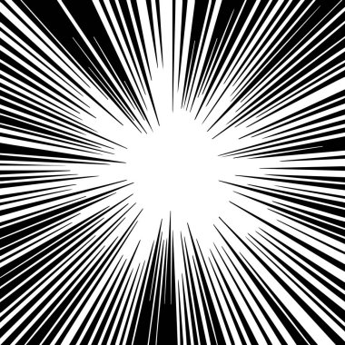 Komik hız çizgileri arka plan