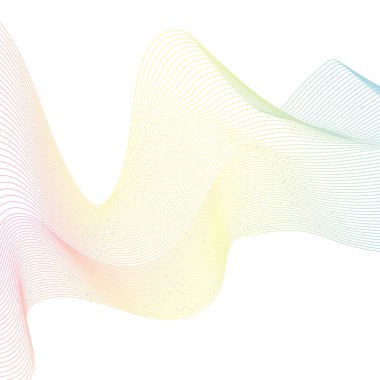 soyut dalga satır arka plan