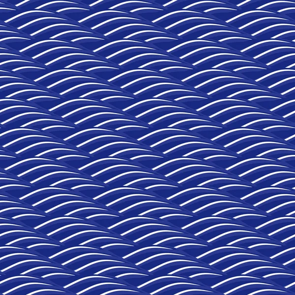 Візерунок Ліній Тверезої Хвилі Безшовний Векторний Фон — стоковий вектор