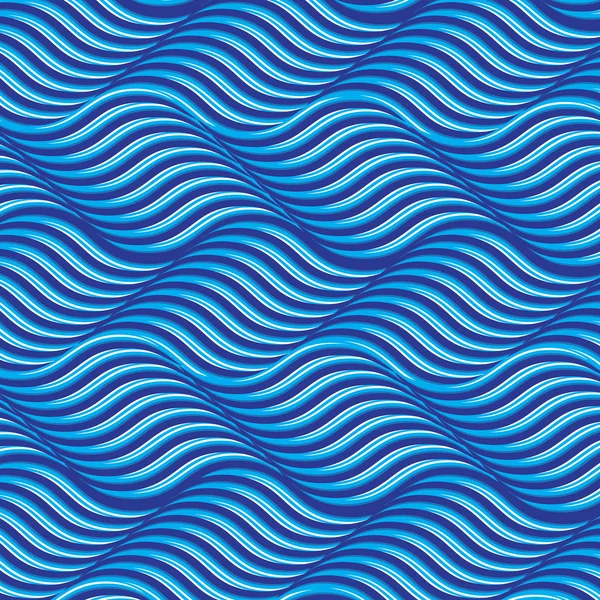 曲折的波浪线向量背景的样式 — 图库矢量图片#