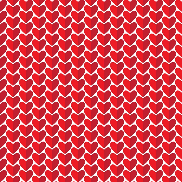抽象的な中心のシームレスなパターン バレンタインの背景 — ストックベクタ