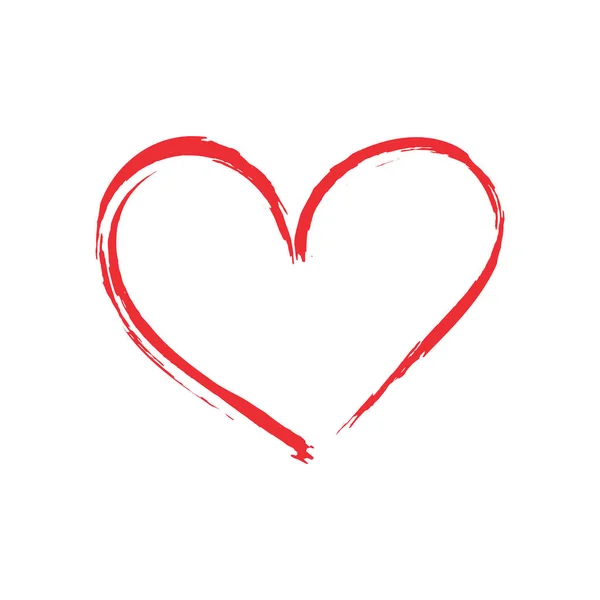 爱情符号的心形状设计 情人节那天 — 图库矢量图片#