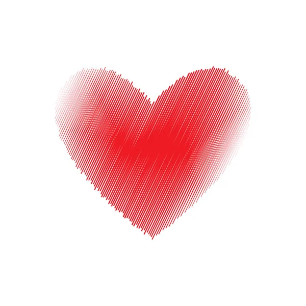 Design Forma Coração Para Símbolos Amor Dia Dos Namorados —  Vetores de Stock