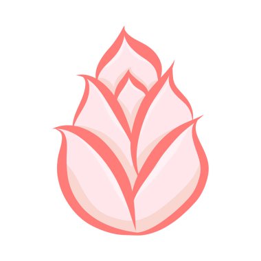 Lotus izole simge tasarlamak beyaz arka plan üzerinde