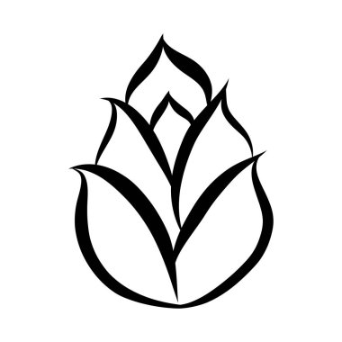 Lotus izole simge tasarlamak beyaz arka plan üzerinde