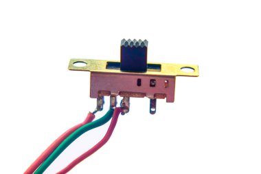 beyaz arka planı açın. elektronik bileşen