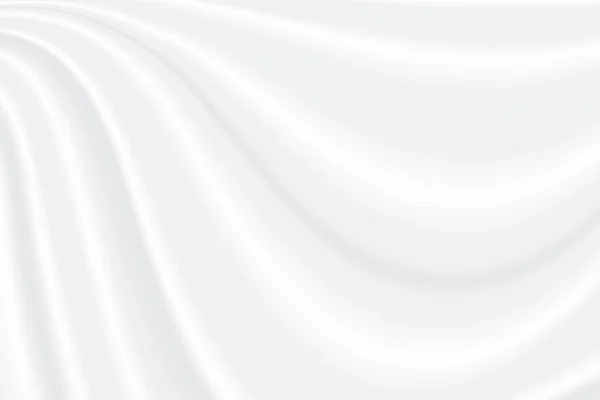 Fond vectoriel abstrait blanc et gris. Texture tissu de luxe satin — Image vectorielle