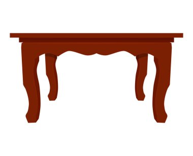 Beyaz arka plan üzerinde illüstrasyon izole tablo