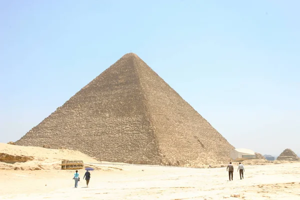 埃及吉萨大金字塔的美丽形象 — 图库照片