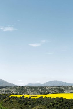 İspanya 'nın kuzeyindeki kırsal alan