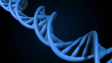 DNA kodu. Soyut 3d poligonal tel kafes Dna molekülü sarmal spiral.
