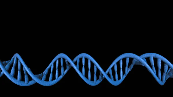 Dna Code Abstrakte Polygonale Drahtstruktur Dna Molekül Helix Spirale — Stockfoto