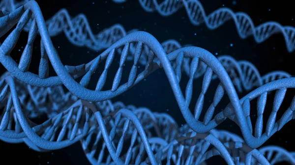 DNA kodu. Soyut 3d poligonal tel kafes Dna molekülü sarmal spiral.