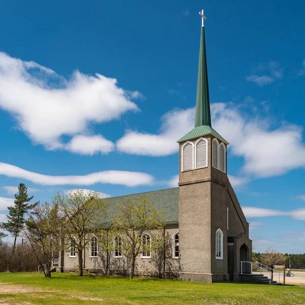 Katolický Kostel Kateřiny Blízkosti Národního Parku Itasca — Stock fotografie