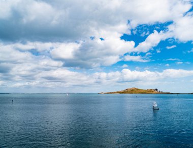 İrlanda, Dublin 'de Howth' da yelken açmak.