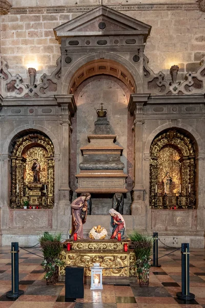 Scène Nativité Monastère Jernimos Lisbonne — Photo