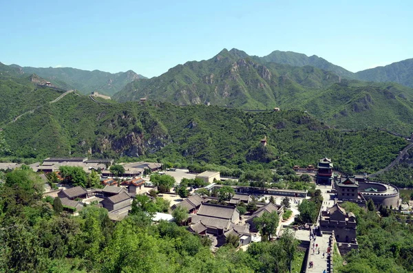Gran Muralla China Las Montañas — Foto de Stock