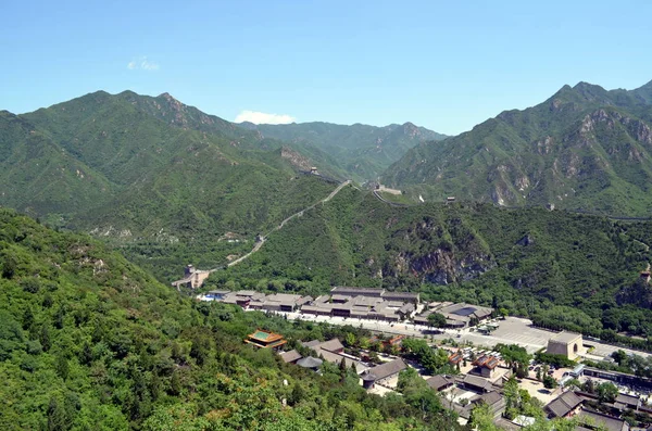 Grote Muur Van China Bergen — Stockfoto