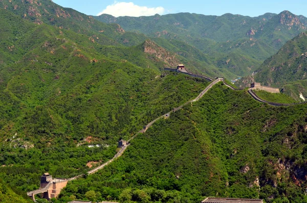 Great Wall China Mountains — Stock Photo, Image