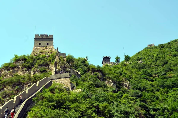 Great Wall China Mountains — Stock Photo, Image