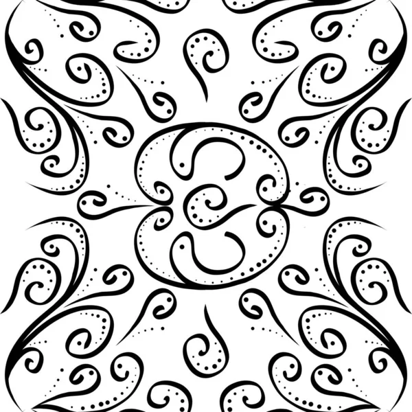 Kalıp dalga çizgileri siyah ve beyaz arkaplanı noktalar