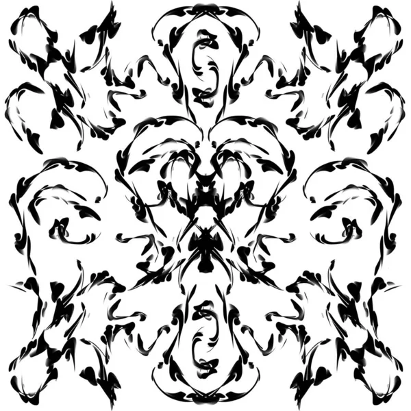 Kalıp soyutlama lekeleri siyah beyaz arka plan dumanı