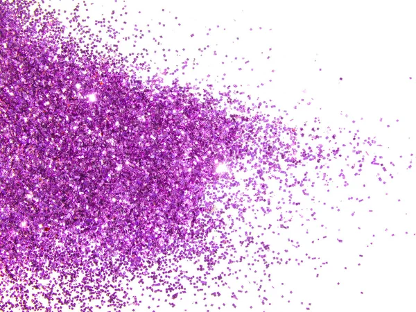 Фиолетовый Блеск Блестит Белом Фоне Backdrop Vip Дизайна Моды Макияжа — стоковое фото