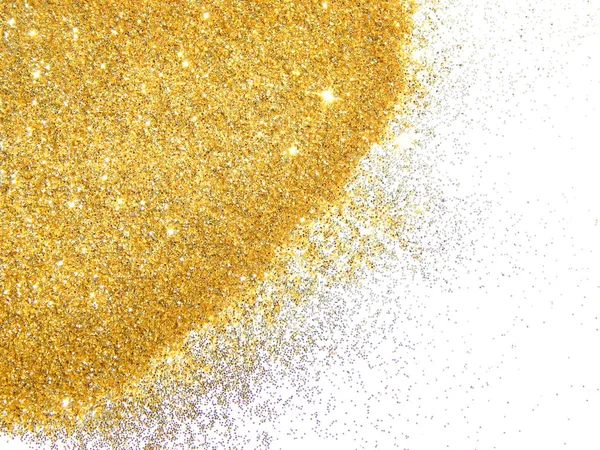 Gestructureerde Achtergrond Met Gouden Glitter Fonkeling Wit — Stockfoto